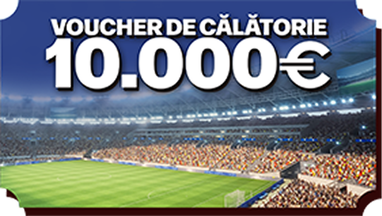 Voucher de călătorie 10.000 EUR pentru experiență de fotbal