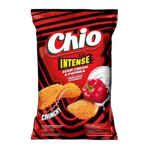 CHIPSURI INTENSE CU SMÂNTÂNĂ ȘI PAPRICA