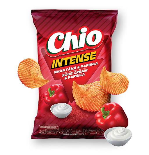 CHIPSURI INTENSE CU SMÂNTÂNĂ ȘI PAPRICA