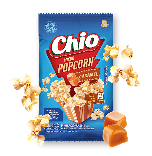 POPCORN MICROUNDE CU CARAMEL