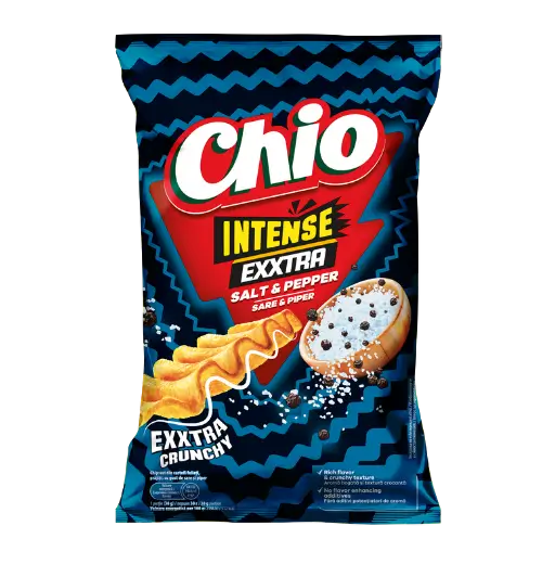 CHIPSURI EXXTRA INTENSE CU SARE ȘI PIPER