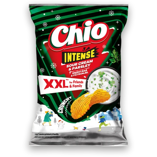 Chio Chips Intense Smântână și Pătrunjel XXL